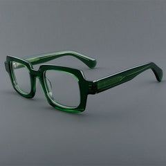 Wells Square Acetate Glasses Frame Rectangle Frames Southood Green
