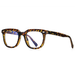 Wilbur Retro Square TR90 Glasses Frame Rectangle Frames Southood Leopard