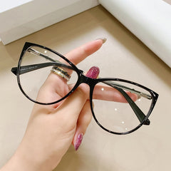Winni Transparent Fashion Cat Eye Glasses Frame Cat Eye Frames Southood C1 black clear