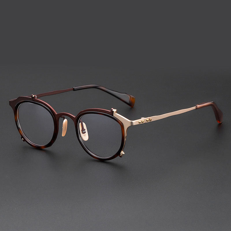 Wren Titanium Retro Hand Made Glasses Frame Cat Eye Frames Southood Tea 