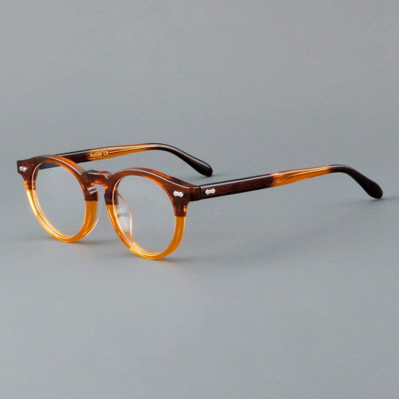 Xylon Acetate Vintage Eyeglasses Frame Rectangle Frames Southood Brown 