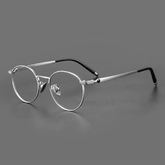 Zayne Vintage Titanium Glasses Frame Rectangle Frames Southood Silver