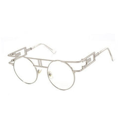 Zola Punk Glasses Frames Round Frames Southood C15 silver clear