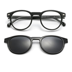 Burton Acetate Alloy Glasses Frame With Magnetic Sunglasses Clips