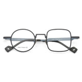 Alden Personality Brand Quality Metal Punk Glasses Frame