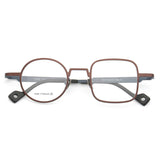Alden Personality Brand Quality Metal Punk Glasses Frame