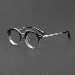 Avicii Acetate Titanium Round Glasses Frame