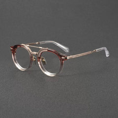 Avicii Acetate Titanium Round Glasses Frame