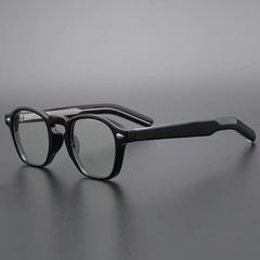 Abaan TR90 Vintage Square Eyeglasses Frame Rectangle Frames Southood Black 