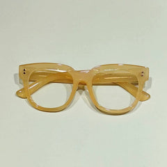 Abbas Vintage Glasses Frames Round Frames Southood Yellow 