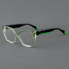 Ada Acetate Cat Eye Glasses Frame Cat Eye Frames Southood Green 