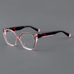 Ada Acetate Cat Eye Glasses Frame Cat Eye Frames Southood Pink 