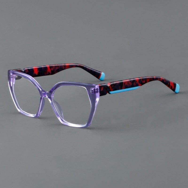 Ada Acetate Cat Eye Glasses Frame Cat Eye Frames Southood Purple 