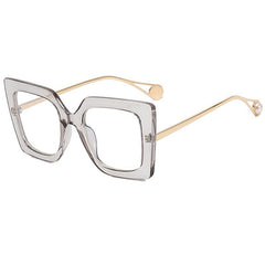 Aimee Vintage Square Glasses Frames Rectangle Frames Southood Gray 
