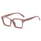 Albert Geometric Glasses Frames Rectangle Frames Southood C6 Khaki 