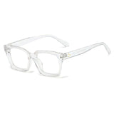 Albert Geometric Glasses Frames Rectangle Frames Southood C7 Clear 