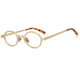 Alden Personality Brand Quality Metal Punk Glasses Frame oval frame Southood 