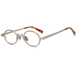 Alden Personality Brand Quality Metal Punk Glasses Frame oval frame Southood 
