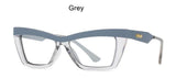 Alexia Fashion Cat Eye Glasses Frame Cat Eye Frames Southood C7 grey no lens 