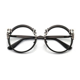 Alexis Fashion Round Glasses Frame Round Frames Southood Black 
