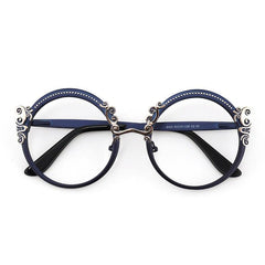 Alexis Fashion Round Glasses Frame Round Frames Southood Blue 