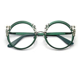 Alexis Fashion Round Glasses Frame Round Frames Southood Green 