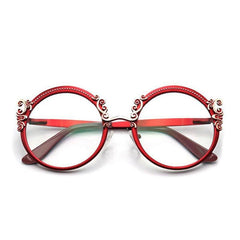 Alexis Fashion Round Glasses Frame Round Frames Southood Red 