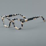 Almo Retro Acetate Glasses Frame Round Frames Southood Amber 