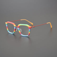 Amato Acetate Glasses Frame Rectangle Frames Southood Rainbow 