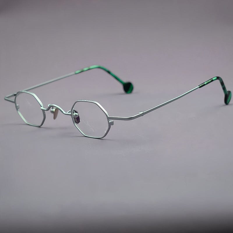 Ammon Retro Titanium Glasses Frame Geometric Frames Southood Silver 