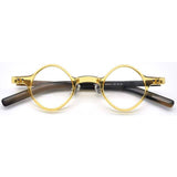 Anais Rhombus Small Acetate Glasses Frame Geometric Frames Southood Yellow 
