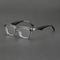 Andon Vintage Square Acetate Glasses Frame Rectangle Frames Southood Clear 