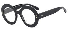 Annabelle Brand Large Round Eyeglasses Frame Round Frames Southood C1 black clear 