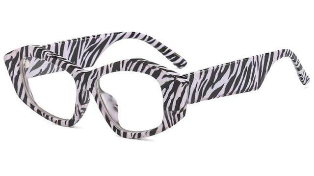 Antonia Zebra Print Glasses Frame Southood
