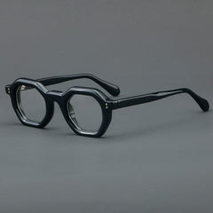 Ardel Retro Thick Acetate Glasses Frame Geometric Frames Southood Black 