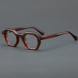 Ardel Retro Thick Acetate Glasses Frame Geometric Frames Southood Brown 