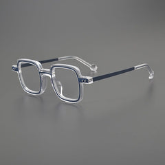 Arwin Retro Acetate Eyeglasses Frame Rectangle Frames Southood Clear 