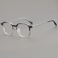 Asher Vintage TR90 Eyeglasses Frame Geometric Frames Southood Gradient Grey 