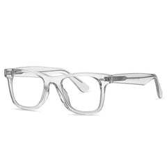 Aspen Retro Square TR90 Glasses Frame Rectangle Frames Southood Clear 