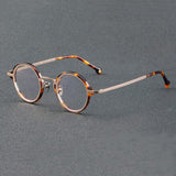 Aston Vintage Acetate Glasses Frame Round Frames Southood Rose gold 