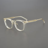 Atwell Vintage Acetate Glasses Frame Rectangle Frames Southood Yellow 