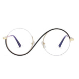 Augustin Round Unique Metal Half Frame Round Frames Southood 