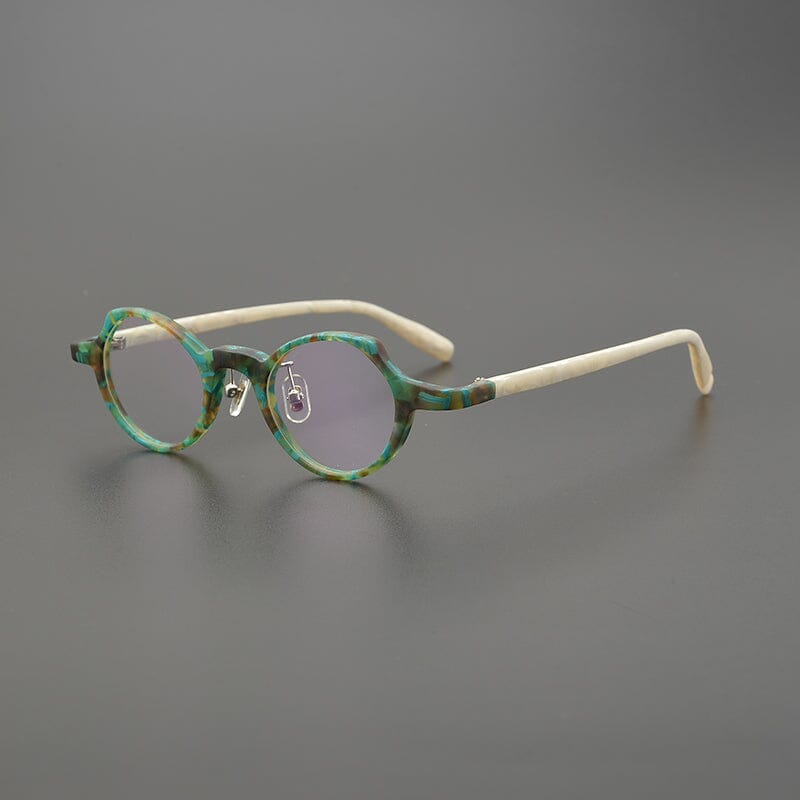 Bari Acetate Glasses Frame Geometric Frames Southood Matte Green 