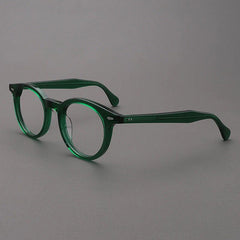 Bartle Round Acetate Glasses Frame Round Frames Southood Green 