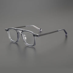 Beal Retro Acetate Eyeglasses Frame Aviator Frames Southood Gray 