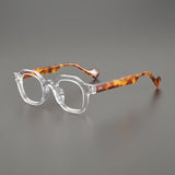 Bek Vintage Acetate Glasses Frame Geometric Frames Southood Clear 