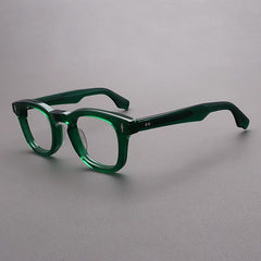 Bek Vintage Acetate Glasses Frame Rectangle Frames Southood Green 