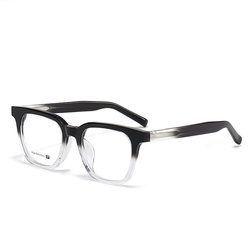 Belloso Business Trend Gradient Glasses Frame Rectangle Frames Southood Fading Black 