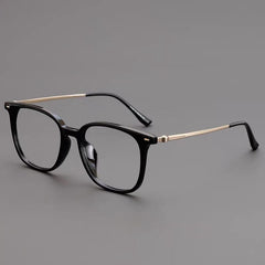 Benjamin TR90 Vintage Eyeglass Frame Rectangle Frames Southood Black 