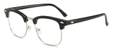 Berg Trendy Glasses Frame Rectangle Frames Southood bright black silver 